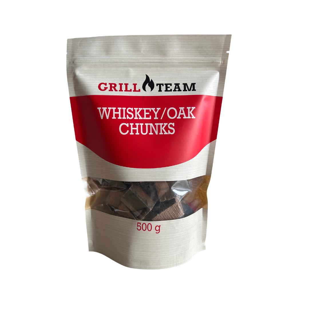 GrillTeam Rookhout Chunks – Whisky Vaten – 1kg - Afbeelding 2